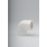 Fire Alarms, Fire Alarm Detectors, Aspirating Smoke Detection, Aspirating Pipe & Fittings, 25mm White Aspirating Pipe & Fittings, White 25mm ASD Pipe Fittings - White 90 Elbow 25mm ASD Pipe Fitting