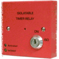 Fire Alarms, Fire Alarm Accessories, Switches & Push Buttons - Isolatable Timer Relay With Optional Keyswitch