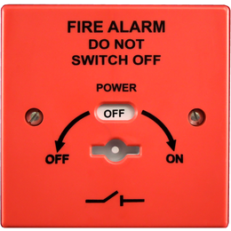 Economy Fire Alarm Mains Safety Isolator Switch (Surface or Flush)