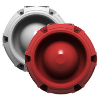 Fire Alarms, Sounders, Flashers & Bells, Fire Alarm Sounders, Addressable Sounders, Zeta Fyreye Addressable Sounders - Raptor MKII Addressable Weatherproof Sounder in Red or White