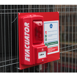 Evacuator Mounting Board With Fire Action Notice
