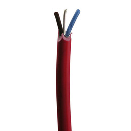 NoBurn Red Platinum 2 Core Fire Resistant Cable (1.5mm or 2.5mm)