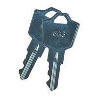 Fire Alarms, Fire Alarm Accessories, Fire Alarm Equipment Keys - KAC SC087 Spare Keys for 3 Position Keyswitch, Pack of 6