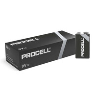 Fire Alarms, Fire Alarm Accessories, Fire Alarm Batteries - Duracell Procell 6LR61 9V Plus Power Battery