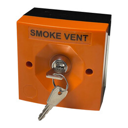 STI 3 Position Orange Keyswitch With Smoke Vent Label