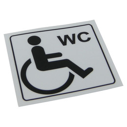 Disabled Toilet Sticker