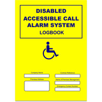 First Aid & Safety Equipment, Disabled Refuge Systems, Disabled Refuge Systems Accessories - Disabled Call Alarm System Logbook