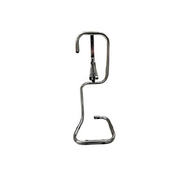 Single Chrome Fire Extinguisher Stand