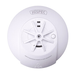 Hispec Mains Heat & CO Detector Detector With Interconnect