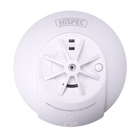 Fire Alarms, Domestic Smoke, Heat & CO Alarms, Hispec Mains Power Hardwired Interconnectable Alarms - Hispec Mains Heat & CO Detector Detector With Interconnect