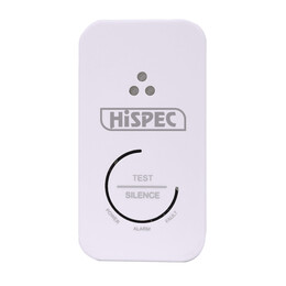 Hispec Battery Power Carbon Monoxide Alarm With Wireless Interconnect