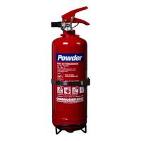 Fire Extinguishers & Blankets, Extinguishers - Commander 2kg ABC Dry Powder Fire Extinguisher