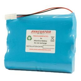 Evacuator Synergy RF 9v Battery Pack, Blue