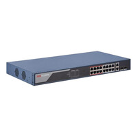 Security Equipment, CCTV, HikVision IP Network CCTV - HikVision 16 Port Fast Ethernet Smart POE Switch