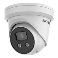 Security Equipment, CCTV, HikVision IP Network CCTV - HikVision 4K 2.8mm AcuSense Strobe Light and Audible Warning Fixed Turret Network Camera