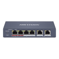 Security Equipment, CCTV, HikVision IP Network CCTV - HikVision 4 Port Fast Ethernet Smart POE Switch