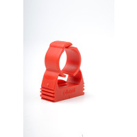 Fire Alarms, Fire Alarm Detectors, Aspirating Smoke Detection, Aspirating Pipe & Fittings, 27mm (3/4") Aspirating Pipe & Fittings, 27mm ASD Pipe Accessories - Red 25mm x 3/4" Pipe Clip
