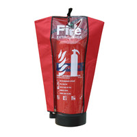 Fire Extinguishers & Blankets, Fire Extinguisher Protection, Fire Extinguisher Covers - Fire Extinguisher Cover Red